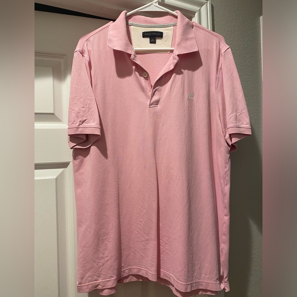 Men’s Banana Republic Pink Polo